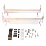 FCLR005W  -  500 Pound Capacity Universal 2 Bar 53 To 63 In Adjustable Length Powder Coated W