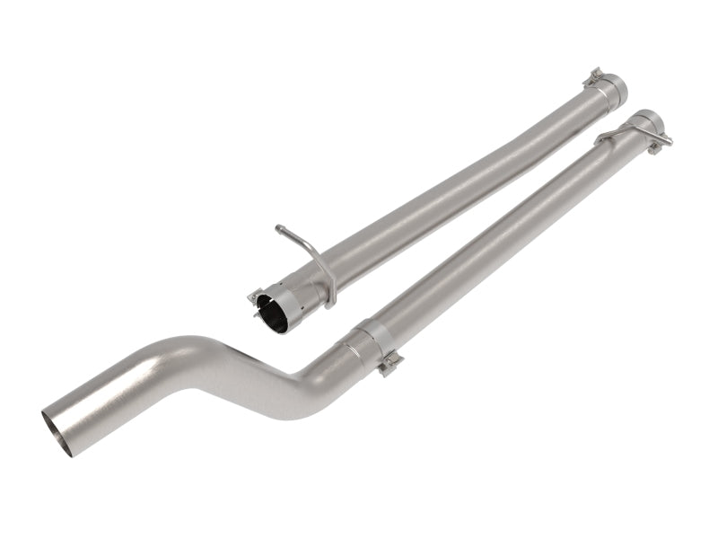 aFe Vulcan Series 3in 304 Stainless Steel Muffler Delete Pipe 2021 Ram 1500 TRX V8-6.2L (sc)