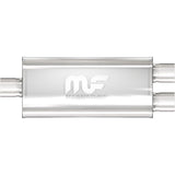 12138  -  Straight-Through Performance Muffler; 2.25in. Center/Dual;  5x14x8 Body