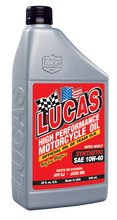 Load image into Gallery viewer, 10777-Syn10W-40 MotorcycleOil-Moly_QT.png