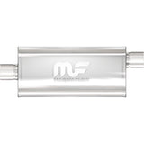 12256  -  Straight-Through Performance Muffler; 2.5in. Offset/Center;  5x18x8 Body