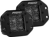 D-Series PRO Midnight Edition, Spot Diffused, Flush Mount, Pair