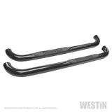 23-3925  -  E-Series 3 Round Nerf Step Bars; Black; Steel; Mount Kit Included; Rocker Mount;