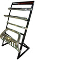 WD1000S2  -  Oval Side Bar Display For 4, 5 and 6 Inch Nerf Bars Polished Stainless Steel
