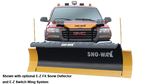 SnoWay 29HD Series Snow Plow 8' Steel Plow with down pressure