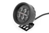 70900A  -  Black Series Round LED Light Pair - 3.5 Inch - Amber DRL
