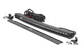 72730BLDRL  -  30 Inch Black Series LED Light Bar - Curved - Single Row - Cool White DRL