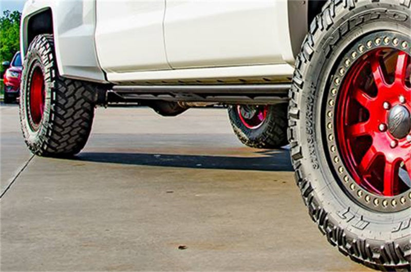 N-Fab RKR Rails 15-17 GMC - Chevy Canyon/Colorado Crew Cab - Tex. Black - 1.75in