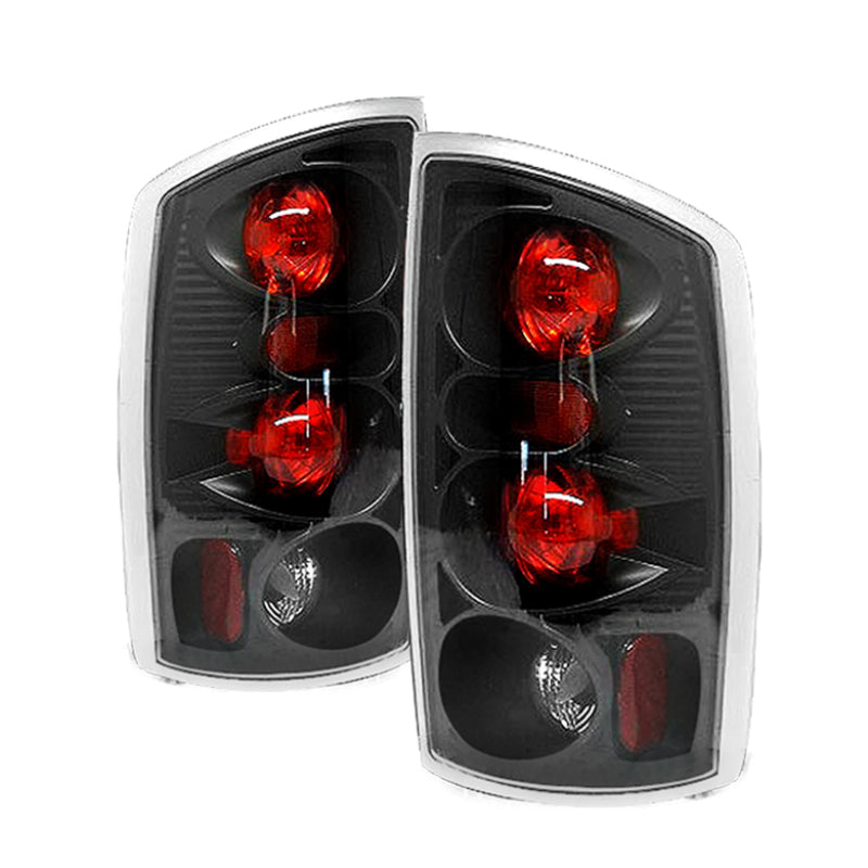 Spyder Dodge Ram 02-06 1500/Ram 2500/3500 03-06 Euro Style Tail Lights Black ALT-YD-DRAM02-BK