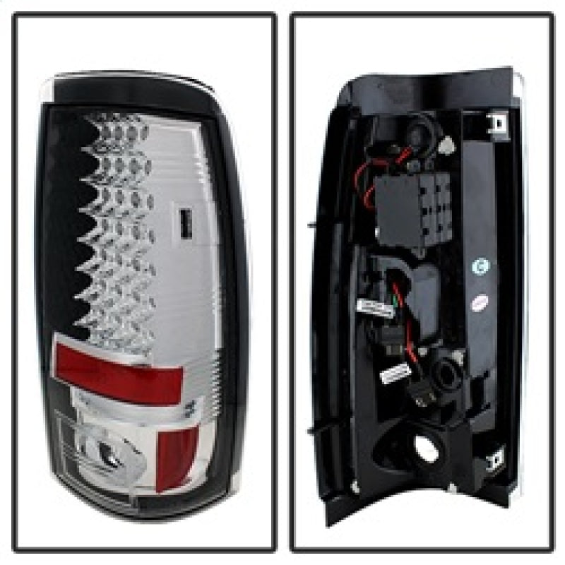 Spyder Chevy Silverado 1500/2500 03-06 (Does Not Fit Stepside)LED Tail Lights Chrm ALT-YD-CS03-LED-C