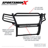 40-33845  -  Sportsman X Grille Guard; Textured Black;