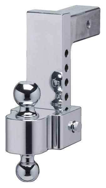 42-00-2825  -  Flash 8" Simple HD 2.5" Shank 2" and 2-5/16" Chromed Balls