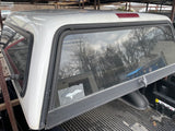 Used Dodge Ram 1500 Short Bed 6.4' 2002-2008 Fiberglass Truck Cap Topper Shell White  CODE: CNMMF000 Location: B-3-2