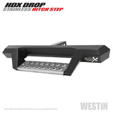 56-100152  -  HDX Stainless Drop Hitch Step; 34 in. Step For 2 in. Receiver; Textured Black;