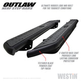 58-53935  -  Outlaw Nerf Step Bars; Textured Black; For Super Cab;