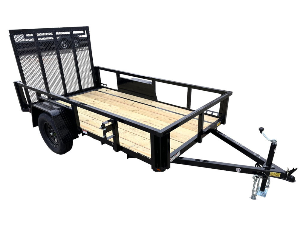 5x10 Utility Trailer with Angle Iron Sides - Quality Steel and Aluminum  - Model 6210ANSA3.5K