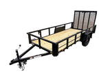 5x12 Utility Trailer with Angle Iron Sides - Quality Steel and Aluminum  - Model 6212ANSA3.5K