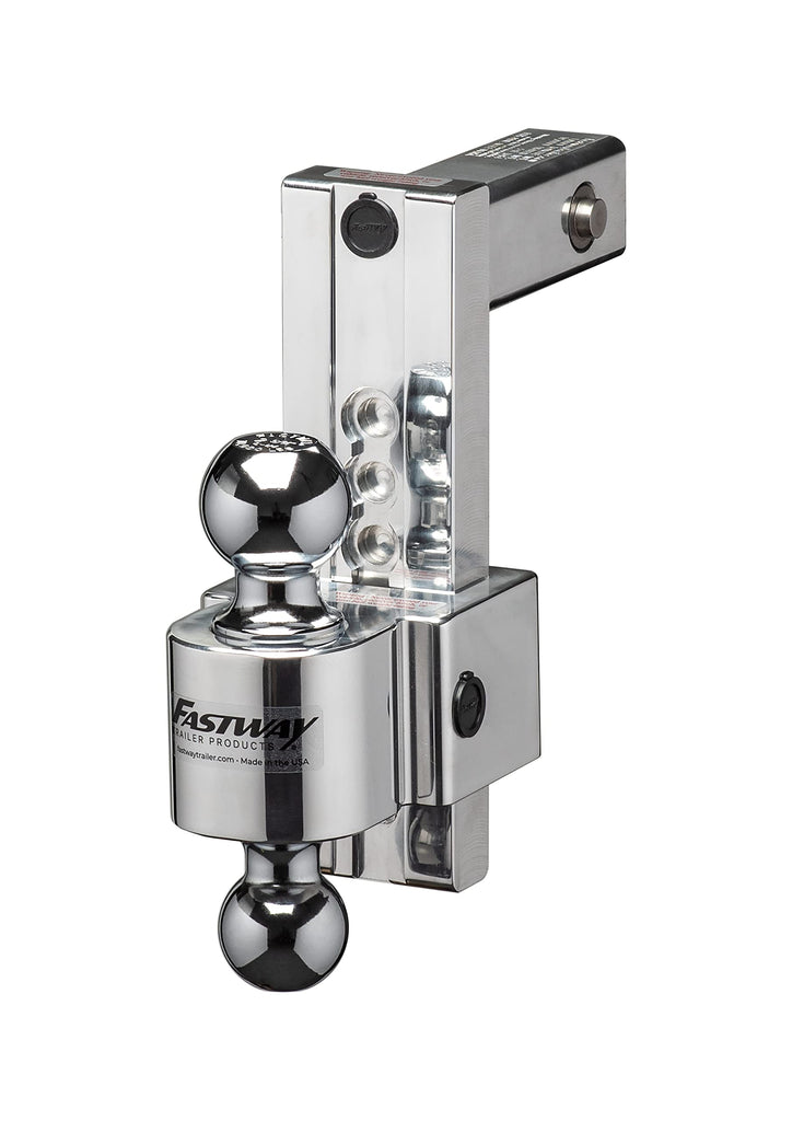 44-00-4800  -  Flash 8" Secure Locking 2" Shank 2" and 2-5/16" Chromed Balls