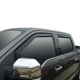 72-37407  -  In-Channel Wind Deflector; 4 pc.; Smoke; For Super Crew Cab;