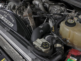 aFe 08-10 Ford Trucks V8-6.4L (td) BladeRunner 3 IN Aluminum Hot Charge Pipe - Black