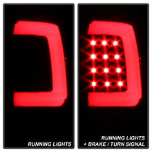 Load image into Gallery viewer, xTune Dodge Ram 1500 94-01 Tail Lights - Light Bar LED - Black ALT-ON-DRAM94V3-LBLED-BSM