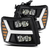 880209  -  LED Projector Headlights Plank Style Design Black