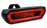 90133  -  Chase, Rear Facing 5 Mode LED Light, Red Halo, Black Housing