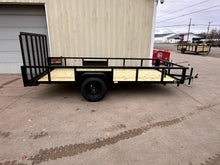 Load image into Gallery viewer, 6x14 Utility Trailer with Angle Iron Sides - Quality Steel and Aluminum  - Model 7414AN3.5KSA