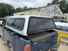 Used Ford F150 5.5' Extra Short Box 2009-2014 Fiberglass Truck Topper Camper Shell UX SILVERCODE: CL2517-07 LOCATION: A-4-3