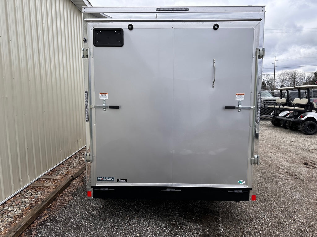 Enclosed Cargo Trailer 7x16 UTV +12in - 2 Tone 78" ramp door opening with ramp door - HLAFTX716TA2+12