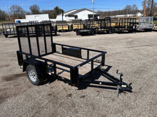 Load image into Gallery viewer, 5x8 Utility Trailer with Angle Iron Sides - Quality Steel and Aluminum  - Model 628ANSA3.5K