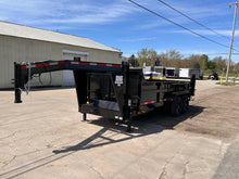 Load image into Gallery viewer, Dump Trailer 16&#39; 14K with gooseneck - Quality Steel and Aluminum Brand - Model 8316DG14K