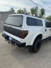 Load image into Gallery viewer, Used Ford F150 5.5' Extra Short Box 2009-2014 Fiberglass Truck Topper Camper Shell YZ white CODE: CLCNMMM LOCATION: A-4-3