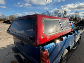 Used Ford F150 6.5' Short Box 2009-2014 Fiberglass Truck Topper Camper Shell Red CODE: CL191 LOCATION: A-6-1