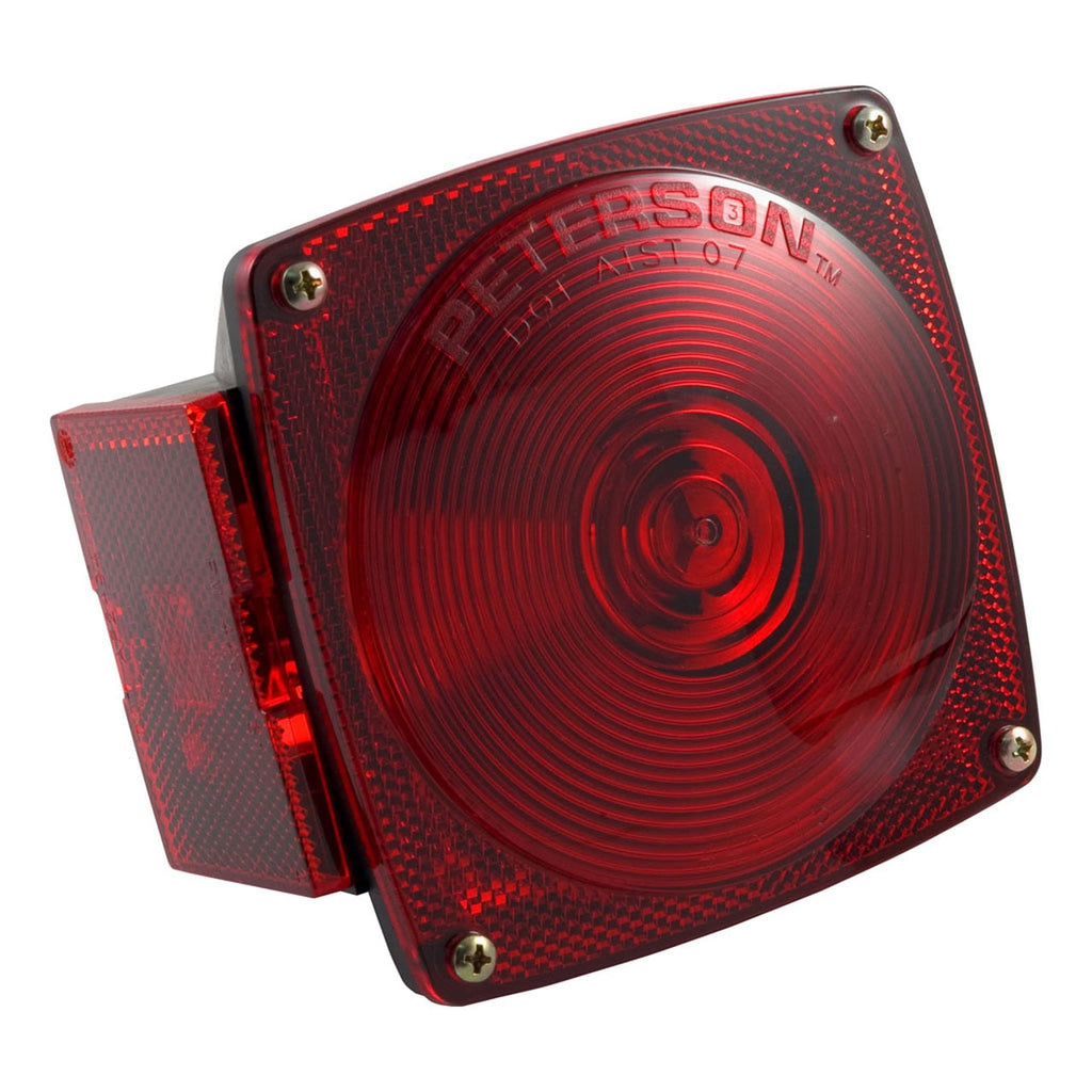 Peterson 4" Square Passenger Side Tail Light- Under 80" #440L