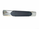 G5005  -  Sample of 6 Inch Oval Polished Stainless Steel and Black Side Bars