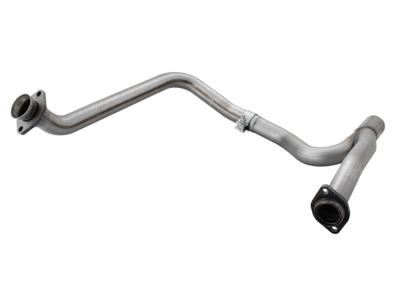 aFe Power Twisted Steel Y-Pipe Stainless Steel 2.5in 12-14 Jeep Wrangler V6 3.6L