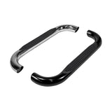 G5008  -  Sample Of 3 Inch Round Polished Stainless Steel and Black Side Bars
