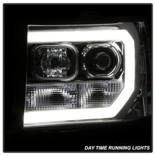 Load image into Gallery viewer, Spyder GMC Sierra 1500/2500/3500 07-13 V2 Projector Headlights - Chrome PRO-YD-GS07V2-LBDRL-C