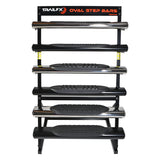 WD1000SBO2  -  Floor Display For 4/5/6 Inch Oval Side Bar Samples (Included)