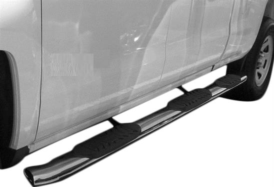 Wheel to Wheel Step Bars GM518S - 2007-2018 Chevy Silverado Crew cab with 6.5' box