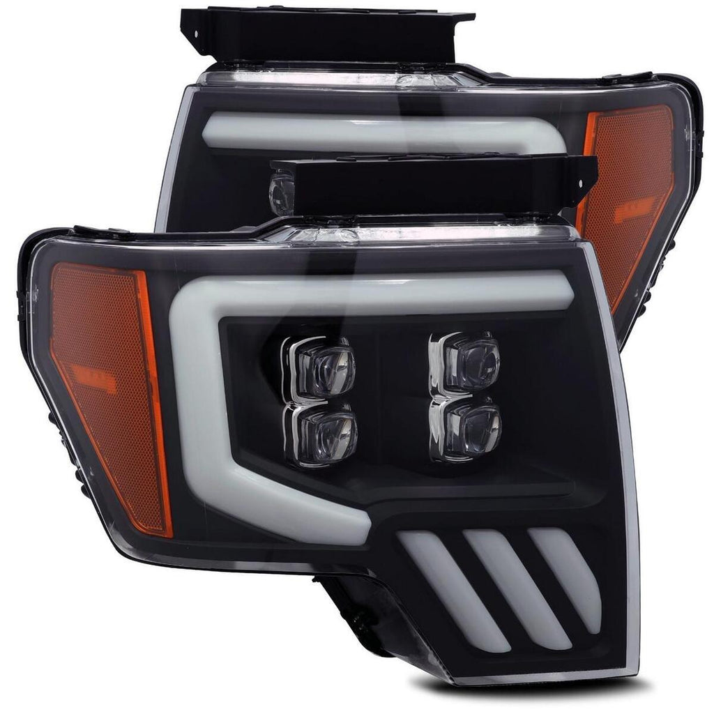 880192  -  LED Projector Headlights Plank Style Design Black