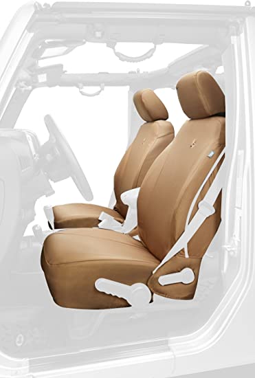 Seat Covers - 13-18 Wrangler JK; Front (Tan)