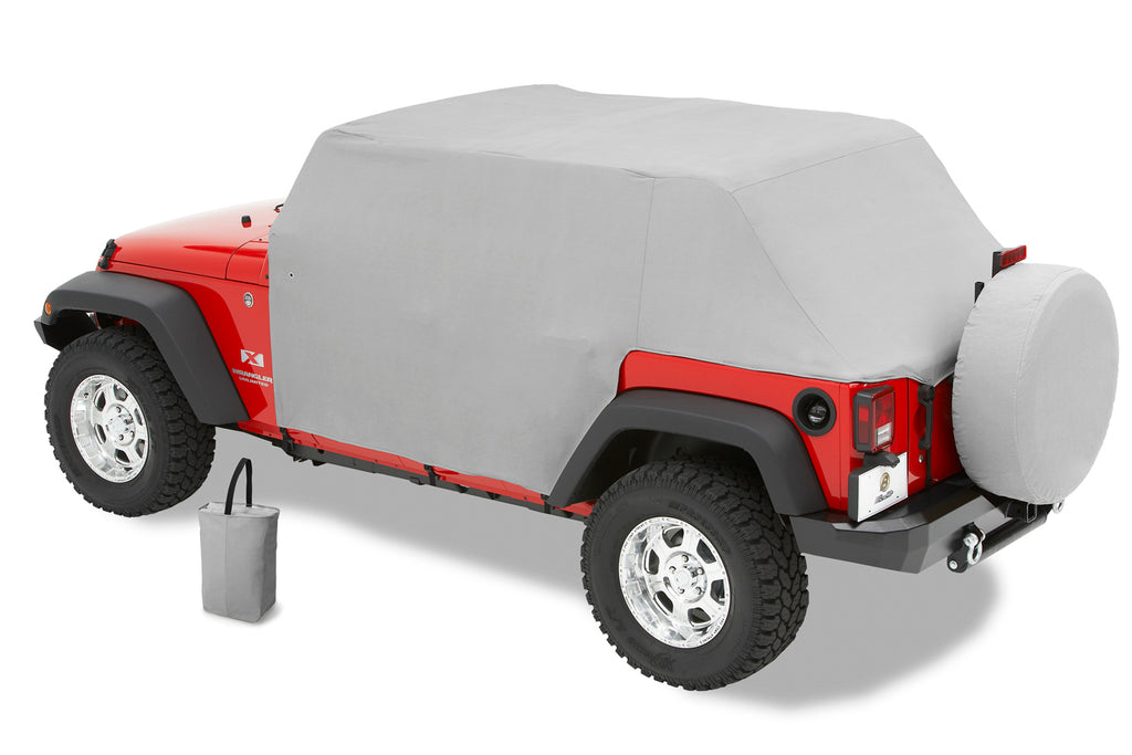 All Weather Trail Cover - '07-18 Wrangler JK 2-Door (Charcoal / Gray)