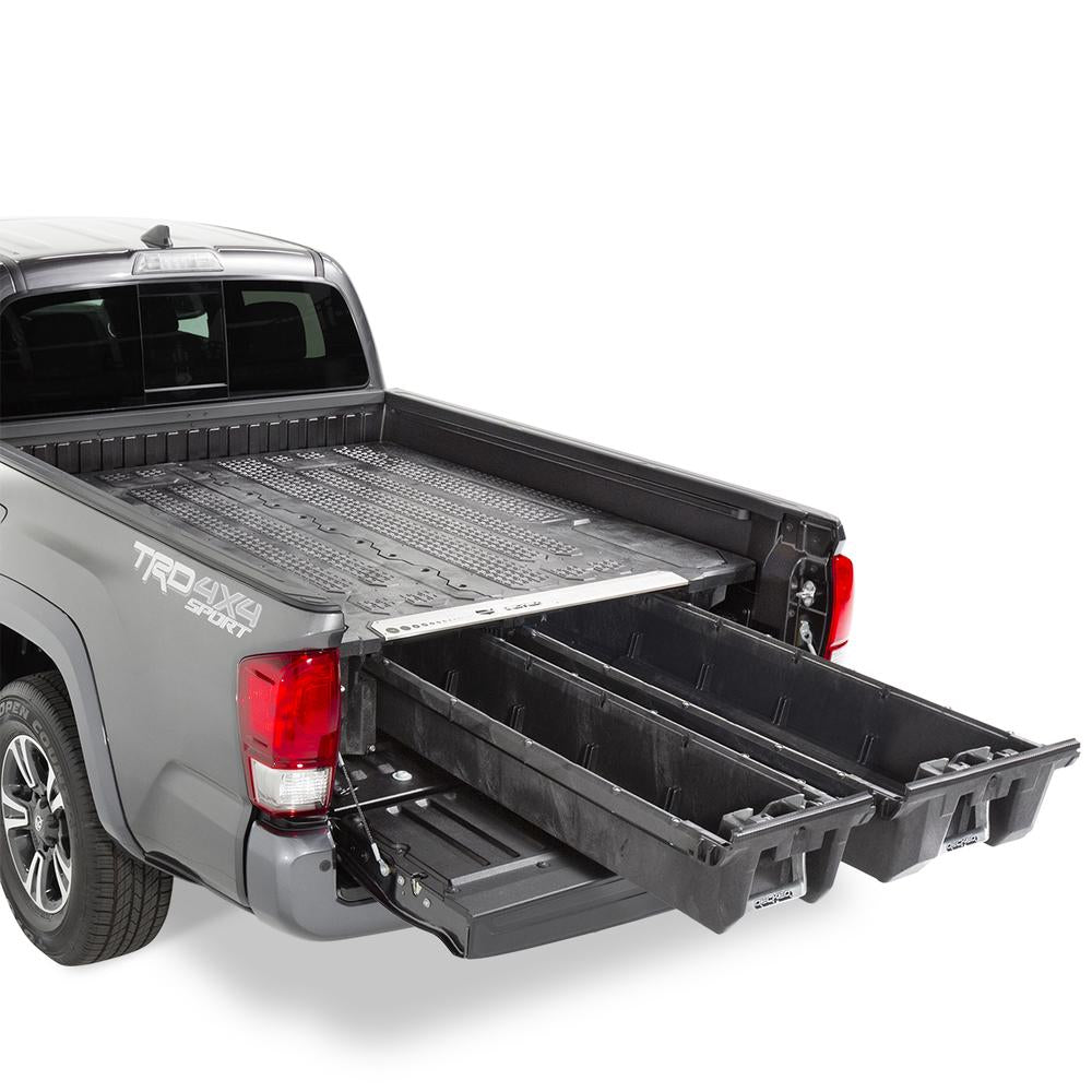 Decked MT6 Fits 6' 2" Toyota Tacoma (2005-2018) Black in color