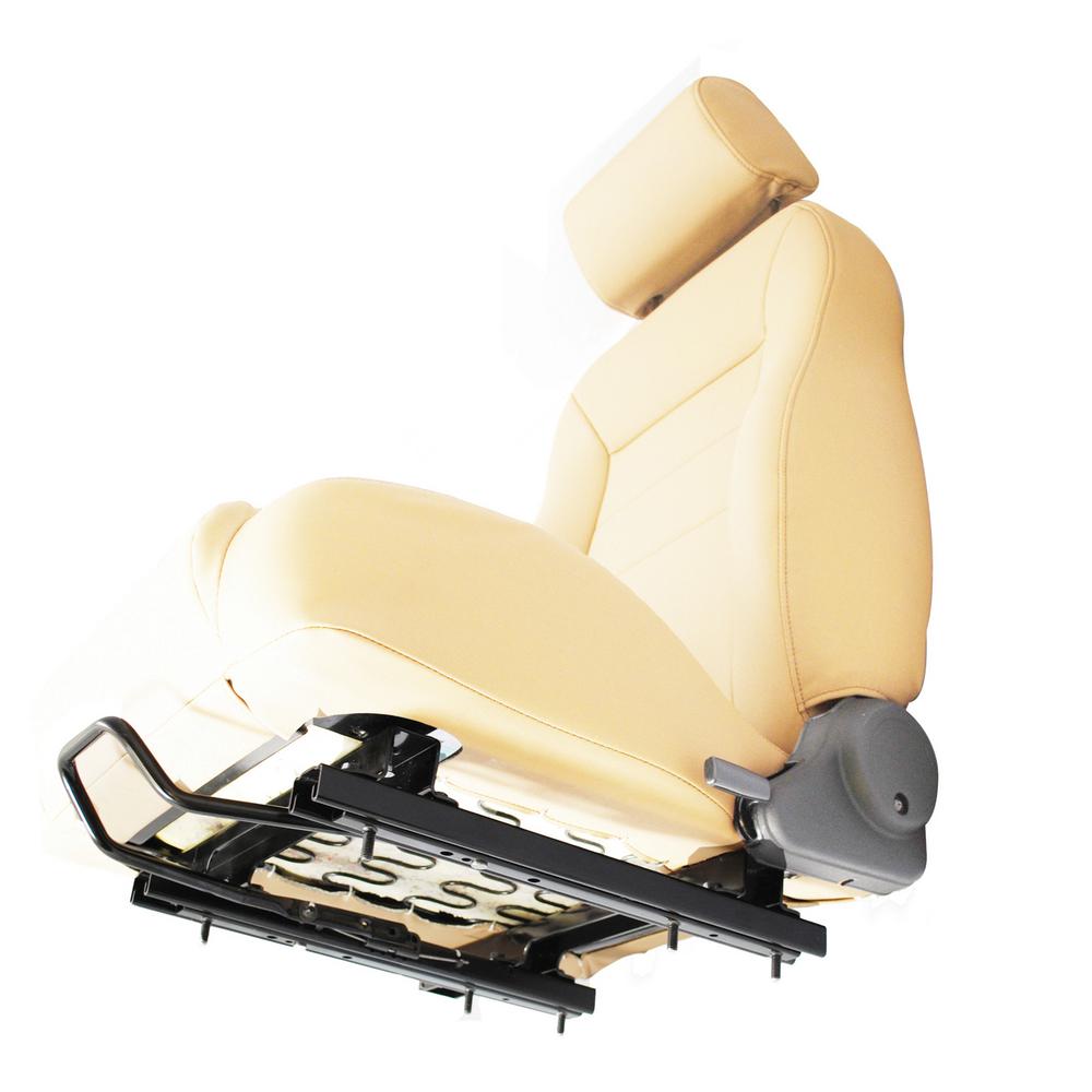 Seat Adapter/Slider Kit - '03-06 Wrangler TJ; Driver Side (Black)