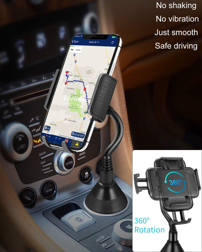 Cup Phone - Universal Adjustable Portable Cup Holder Car Mount for Cell Phones