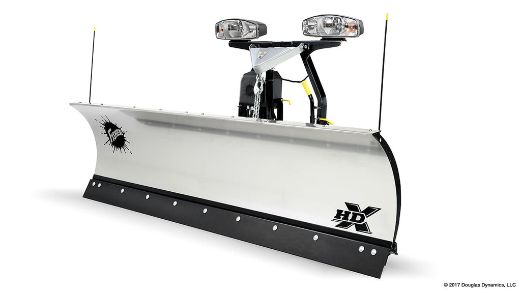 HDX Fisher Adjustable 9' Stainless Steel Plow